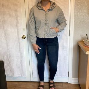 Gray lightweight jacket